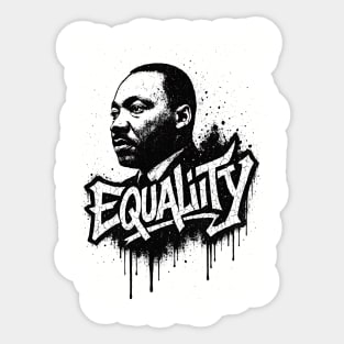 MLK Street Art Sticker